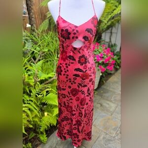 HOUSE OF HARLOW Floral Cutout Maxi Dress